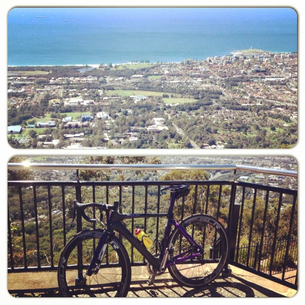 One of my final ride sessions on this bike on Mt Keira, Wollongong.